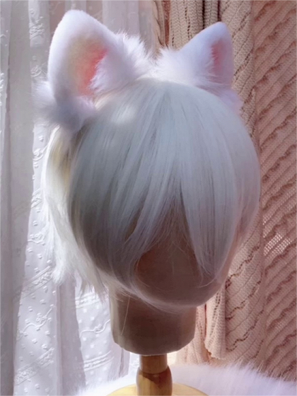 Handmade Faux Fur Samoyed Dog Ears KC