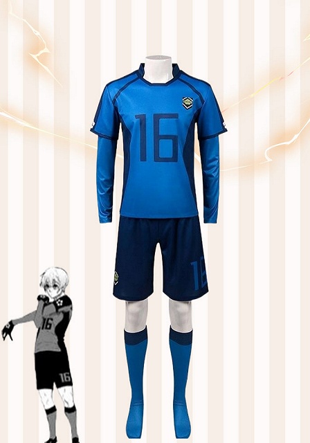 Blue Lock Yo Hiori No.16 Football Jersey Uniform Cosplay Costume