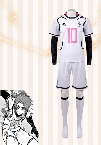Blue Lock Sae Itoshi No.10 Football Jersey Uniform Cosplay Costume