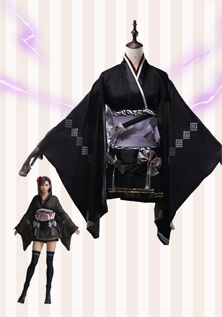 ファイナルファンタジーVII リメイク FF7 ティファ・ロックハート 着物 コスプレ衣装