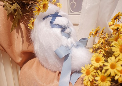 Handmade Faux Fur Rabbit Cute Tail