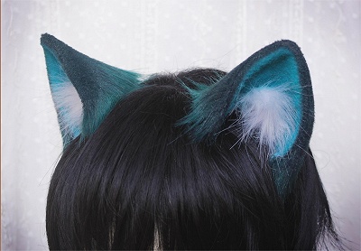 Handmade Faux Fur Genshin Impact Xiao Ears KC