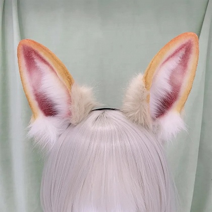 Handmade Faux Fur Golden Retriever Dog Ears KC