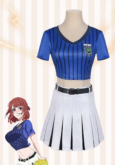 Blue Lock Anri Teieri Cheerleader  Cosplay Costume