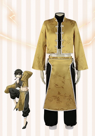Blue Lock Meguru Bachira Chinese Kung Fu Cosplay Costume