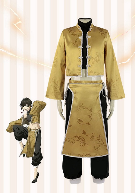Blue Lock Meguru Bachira Chinese Kung Fu Cosplay Costume