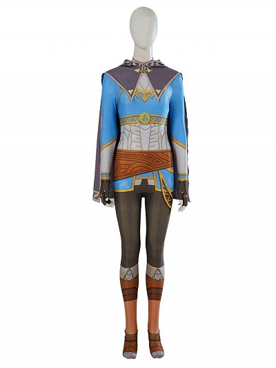 The Legend of Zelda: Tears of the Kingdom Princess Zelda Jumpersuit Cosplay Costume 