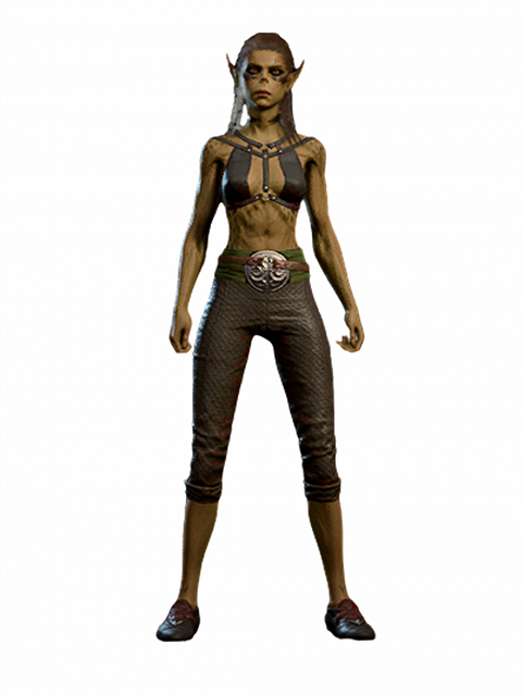 Baldur's Gate 3 Lae'zel Camp Cosplay Costume