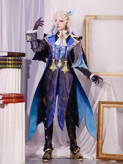 Genshin Impact Neuvillette Cosplay Costume