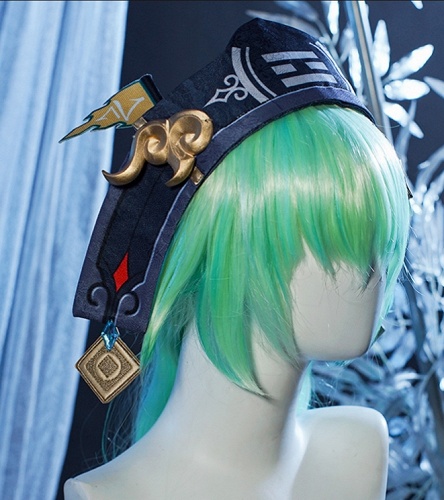 LANOVA Anime Huohuo Cosplay Wig Long Straight Green Hair Wigs