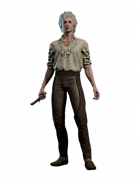 Baldur's Gate 3 Astarion Camp Cosplay Costume