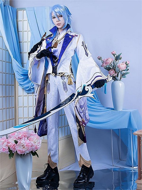 Genshin Impact Kamisato Ayato Cosplay Costume