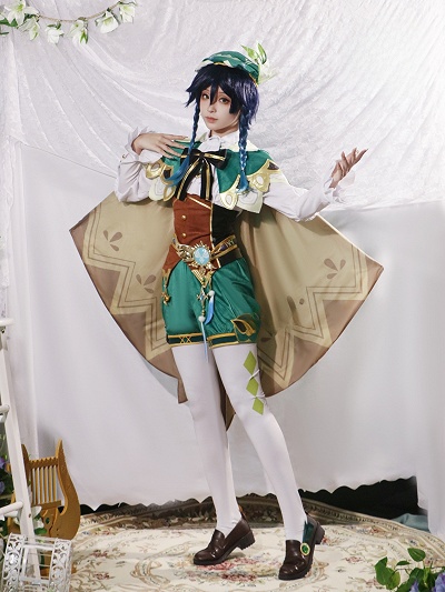 Genshin Impact Venti Cosplay Costume