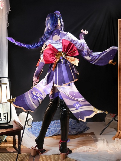 Genshin Impact Raiden Shogun Cosplay Costume