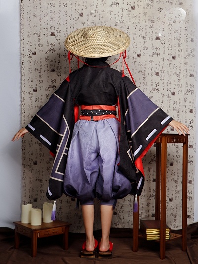 Genshin Impact Scaramouche Wanderer Ancient Kimono Cosplay Costume
