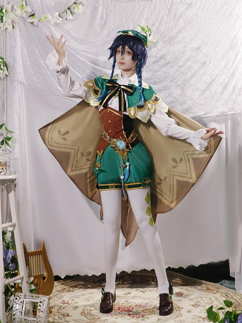 Genshin Impact Venti Cosplay Costume