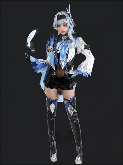 Genshin Impact Eula Lawrence Cosplay Costume