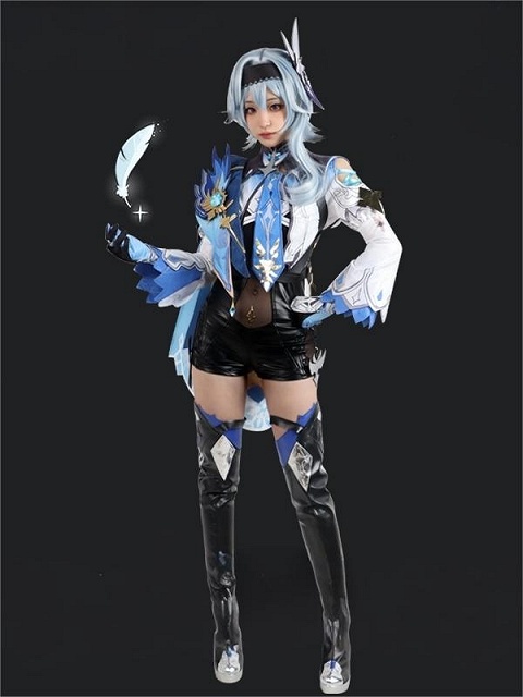 Genshin Impact Eula Lawrence Cosplay Costume