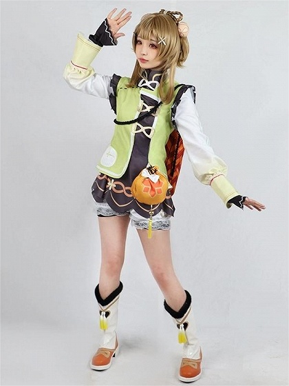 Genshin Impact Yaoyao Cosplay Costume