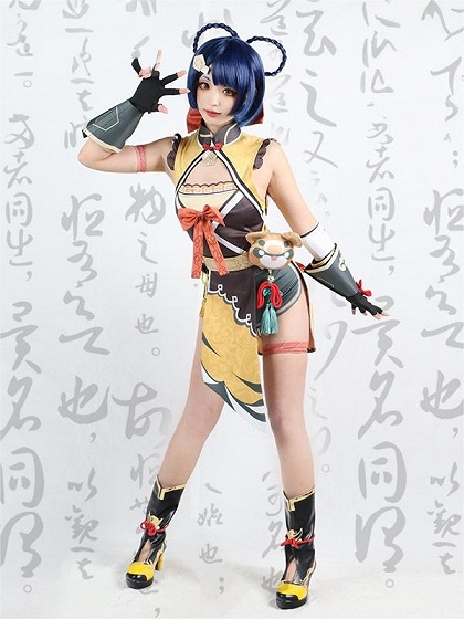 Genshin Impact Xiangling Cosplay Costume