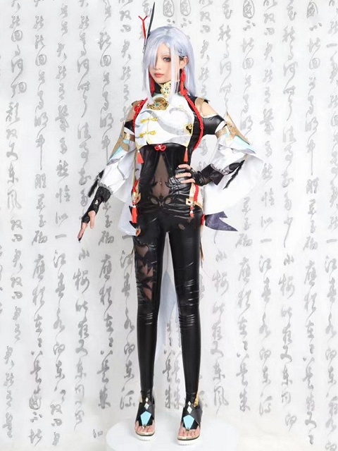 Genshin Impact Shenhe Cosplay Costume