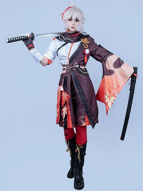 Genshin Impact Kaedehara Kazuha Cosplay Costume