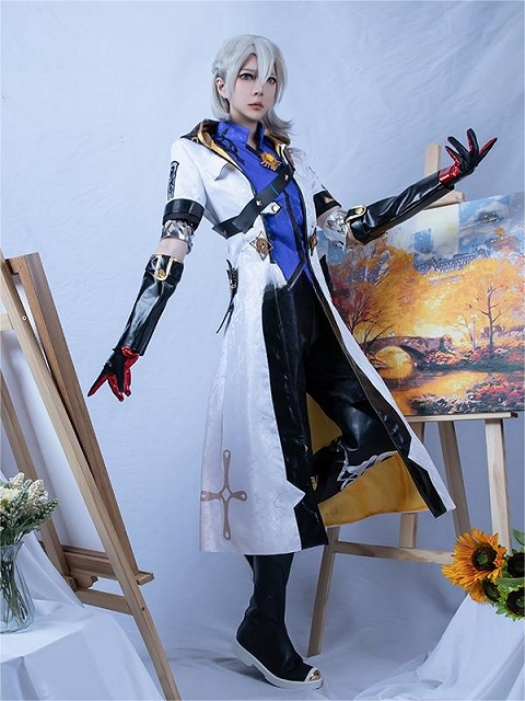 Genshin Impact Albedo Cosplay Costume