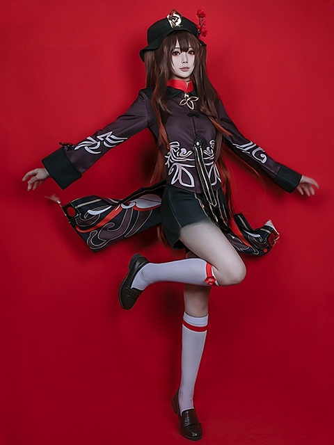 Genshin Impact Hu Tao Cosplay Costume
