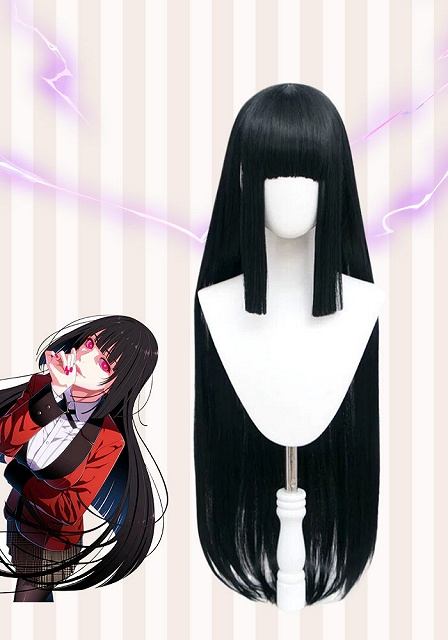 Kakegurui Yumeko Jabami Black Cosplay Wig