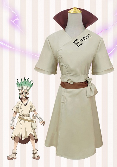 Dr. Stone Senku Ishigami Cosplay Costume