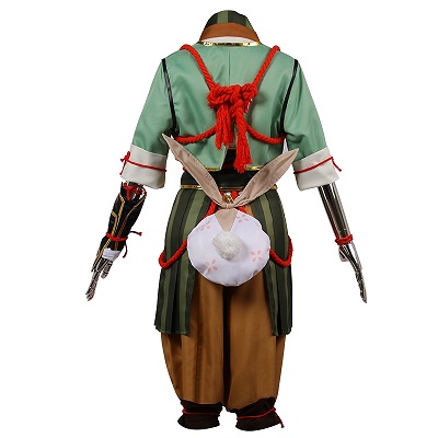 Monster Hunter Tea Shop Owner Yomogi Cosplay Costume 