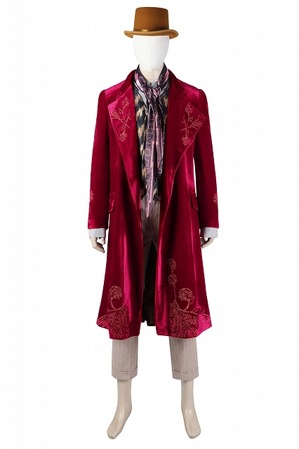 Charlie and the Chocolate Factory Willy Wonka Cosplay Costume