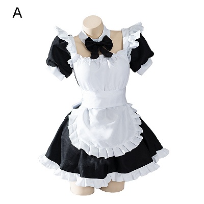 Bocchi the Rock! Hitori Gotoh Maid Outfit Cosplay Costume 
