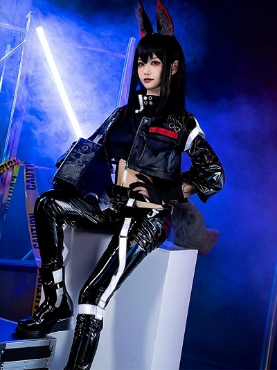 Arknights Ambience Synesthesia Texas Cosplay Costume 