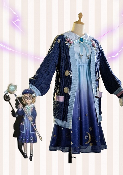 Identity V Starlight Maiden The Mind's Eye Helena Adams Cosplay Costume 