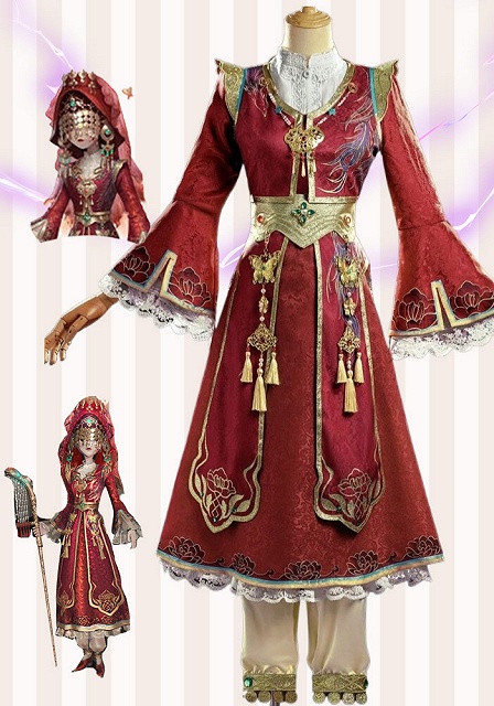 Identity V Konghou Entomologist Melly Plinius Cosplay Costume 