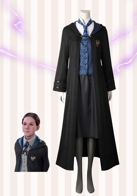 Hogwarts Legacy Ravenclaw Female School Uniform Cosplay Costume