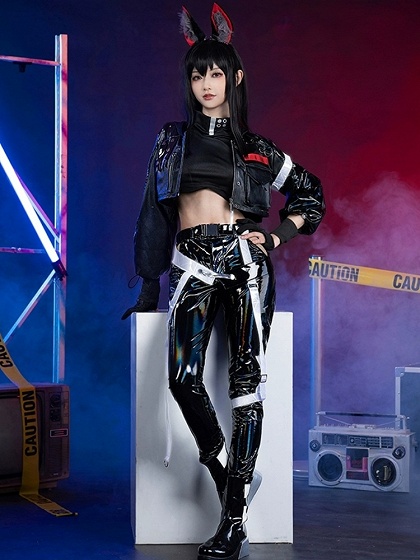 Arknights Ambience Synesthesia Texas Cosplay Costume 