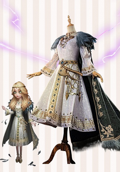 Identity V Feathered Cloak Psychologist Ada Mesmer Cosplay Costume 