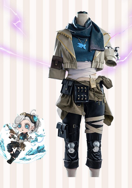 Identity V Amazonite Coordinator Martha Behamfil Cosplay Costume 