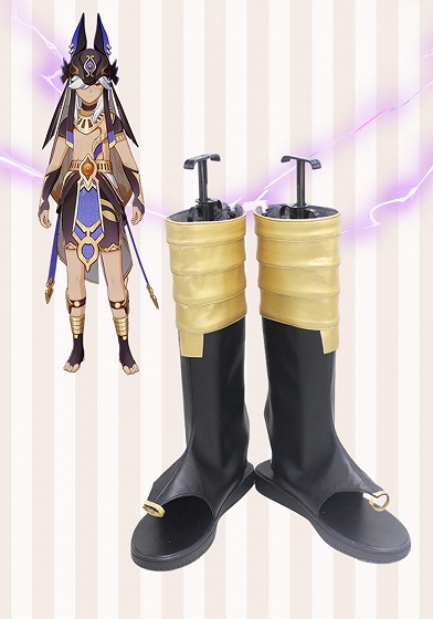 原神サイノ コスプレ靴