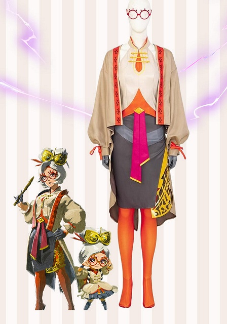 The Legend of Zelda: Tears of the Kingdom Purah Cosplay Costume