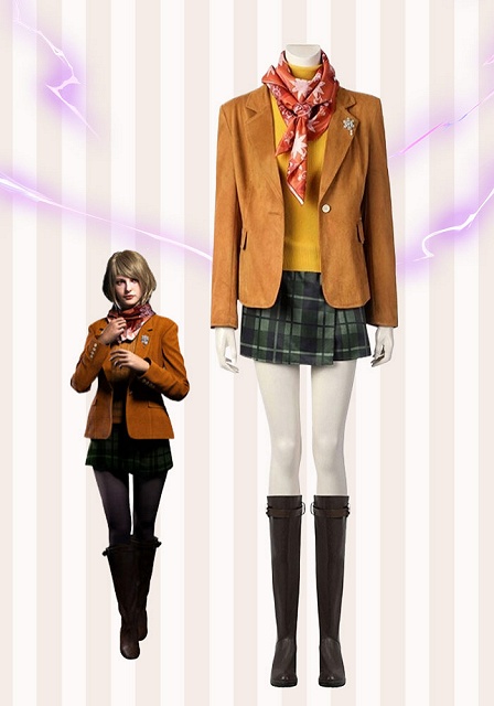 Resident Evil 4 Remake Ashley Graham Cosplay Costume
