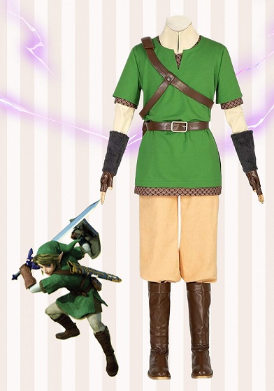 The Legend of Zelda: Skyward Sword Link Cosplay Costume