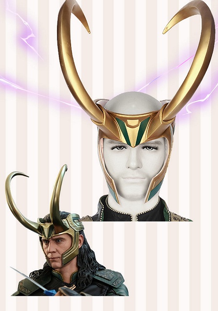 Loki Season 1 Loki Laufeyson Gold Cosplay Headwear