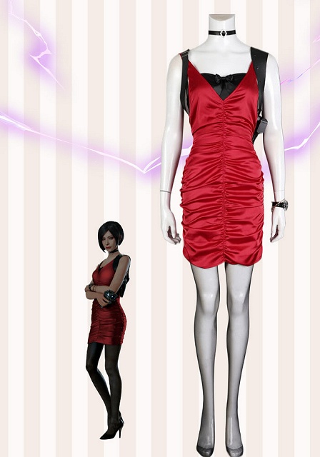 Resident Evil 4 Remake Ada Wong Cosplay Costume