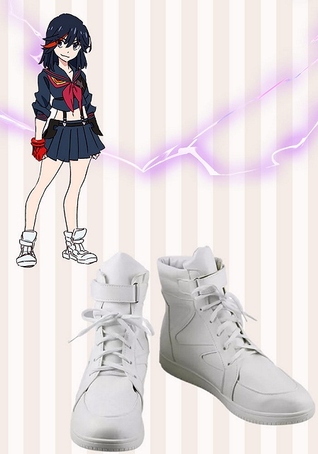 Kill la Kill Ryuko Matoi White Cosplay Shoes