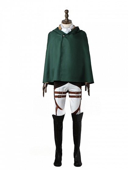 Attack on Titan Survey Corps Levi Ackerman Cosplay Costume