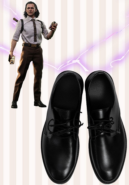 Loki Season 2 Loki Laufeyson Black Cosplay Shoes