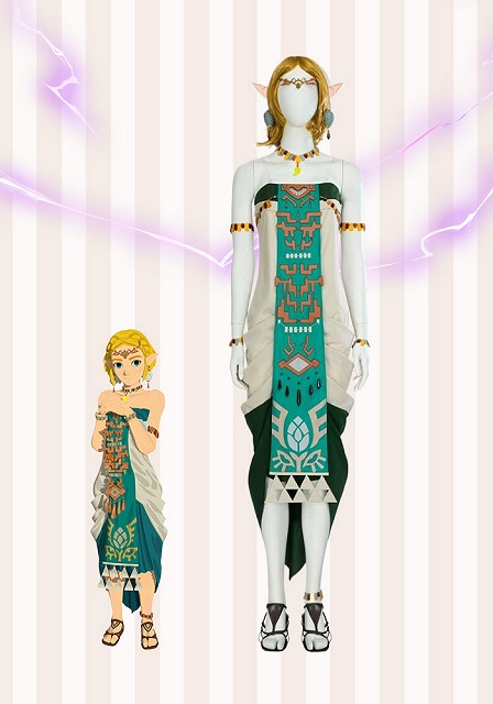 The Legend of Zelda: Tears of the Kingdom Princess Zelda Cosplay Costume 